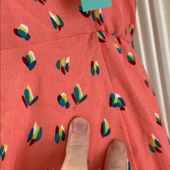 LAST CHANCE Abound Coral Tea Rose Confetti Dot Dress - Picture 5 of 9